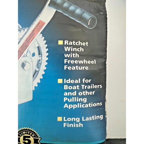 Dutton-Lainson DL1100A Pulling Winch, Spur Gear, No Brake, 1100 Lb Open Box - Picture 3 of 5